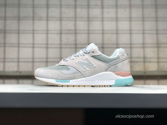 Női New Balance 840 Szürke/Zöld/Fehér Cipők (WL840RTN)