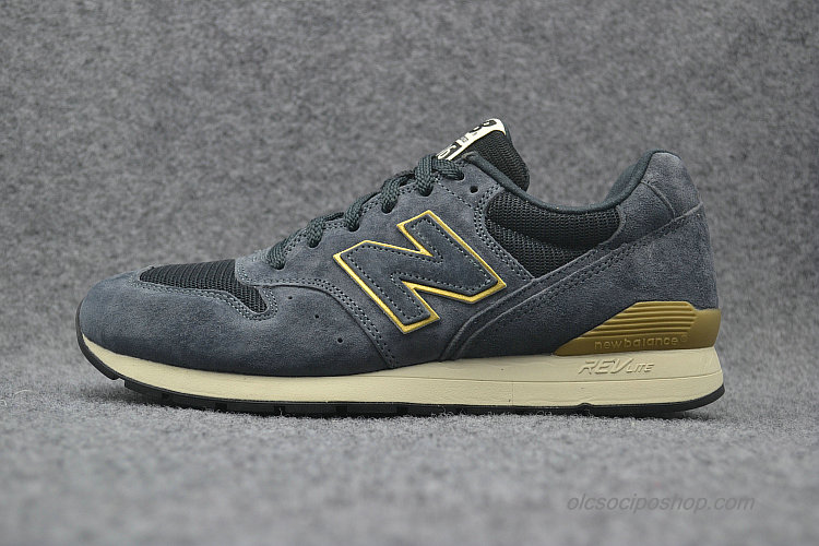 New Balance 996 Sötétszürke/Fekete/Arany Cipők (MRL996HB)