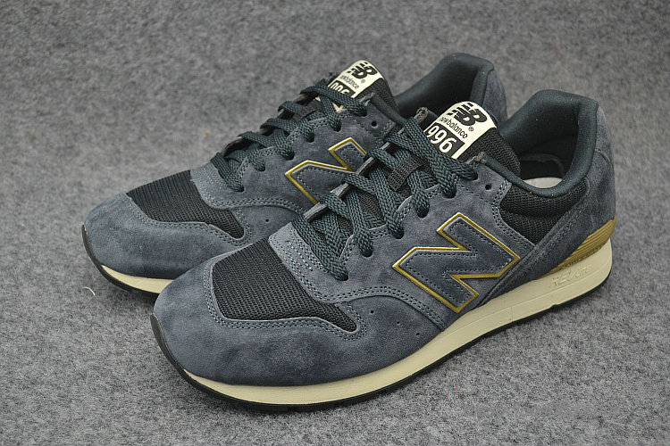 New Balance 996 Sötétszürke/Fekete/Arany Cipők (MRL996HB)