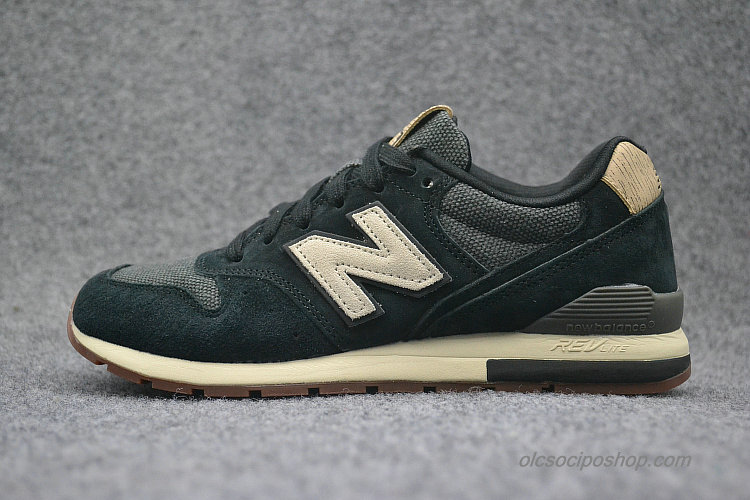 New Balance 996 Fekete/Khaki Cipők (MRL996PA)