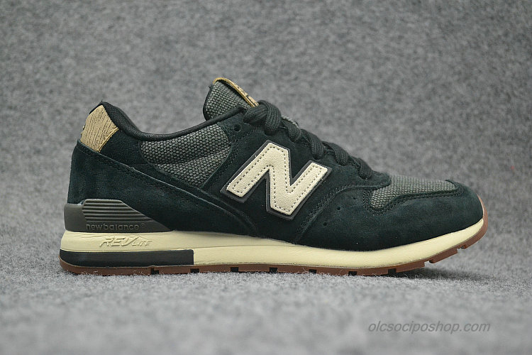 New Balance 996 Fekete/Khaki Cipők (MRL996PA)