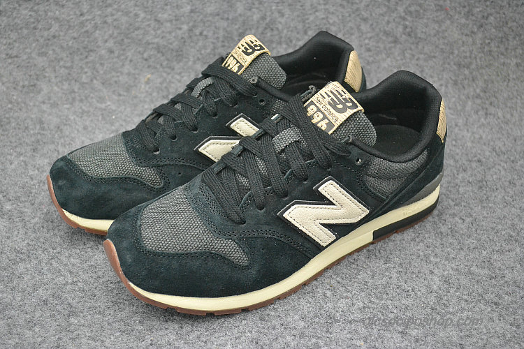 New Balance 996 Fekete/Khaki Cipők (MRL996PA)
