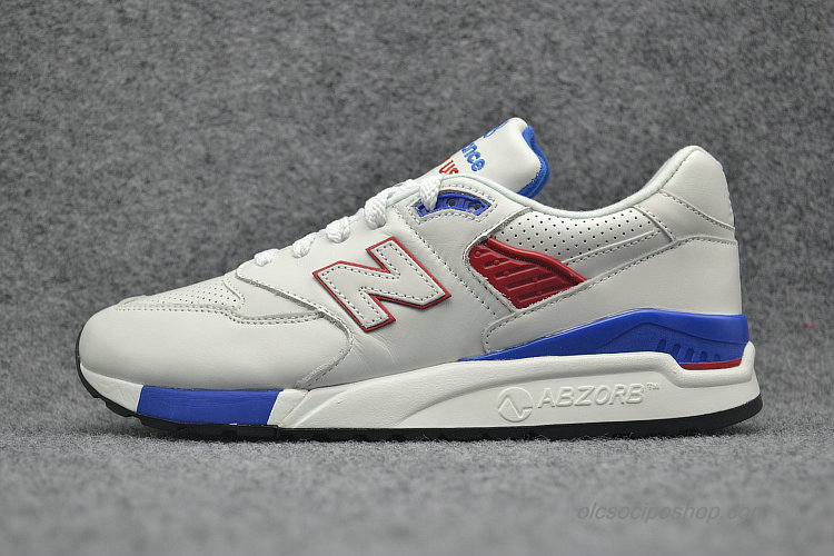 New Balance 998 Piszkosfehér/Piros/Kék Cipők (M998DMON)