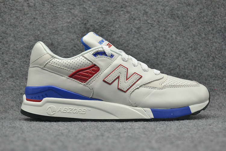 New Balance 998 Piszkosfehér/Piros/Kék Cipők (M998DMON)