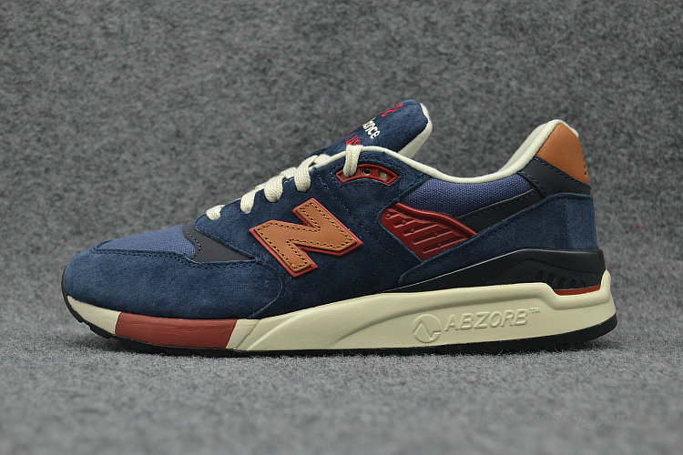 New Balance 998 Sötétkék/Barna/Sötét vörös Cipők (M998DSA)