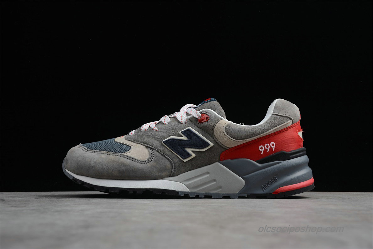 Férfi New Balance 999 Szürke/Piros/Piros/Fekete Cipők (ML999CRA)