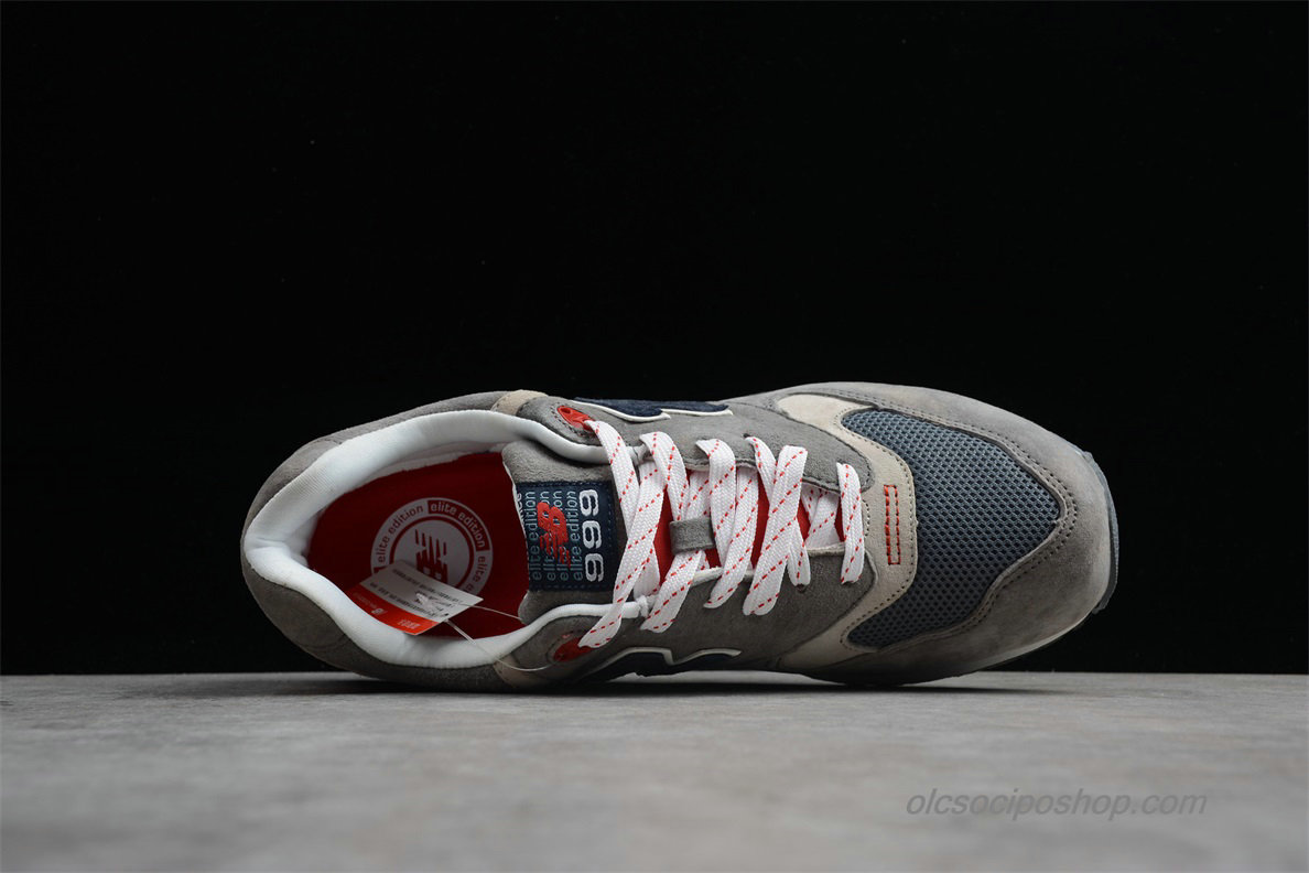 Férfi New Balance 999 Szürke/Piros/Piros/Fekete Cipők (ML999CRA)