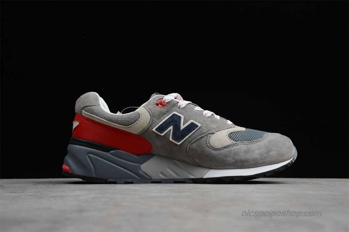 Férfi New Balance 999 Szürke/Piros/Piros/Fekete Cipők (ML999CRA)