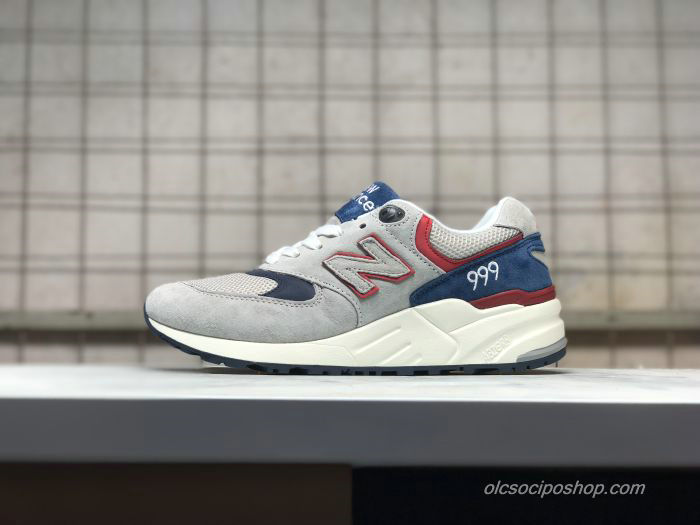 New Balance 999 Hamu Szürke/Sötétkék/Piros Cipők