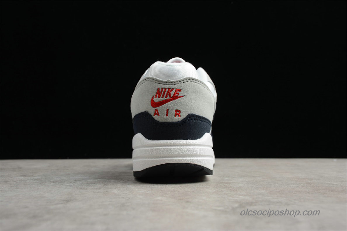 Férfi Nike Air Max 1 Anniversary Sötétkék/Fehér/Szürke Cipők (908375-104)