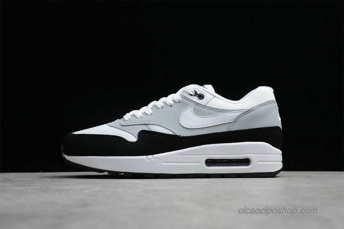 Férfi Nike Air Max 1 Anniversary Fehér/Szürke/Fekete Cipők (AH8145-003)