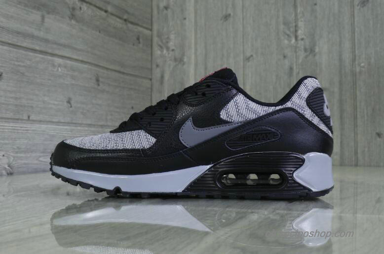 Férfi Nike Air Max 90 Essential Fekete/Szürke Cipők (537384-065)