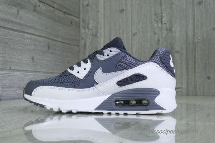 Férfi Nike Air Max 90 Essential Sötétszürke/Fehér Cipők (537384-073)