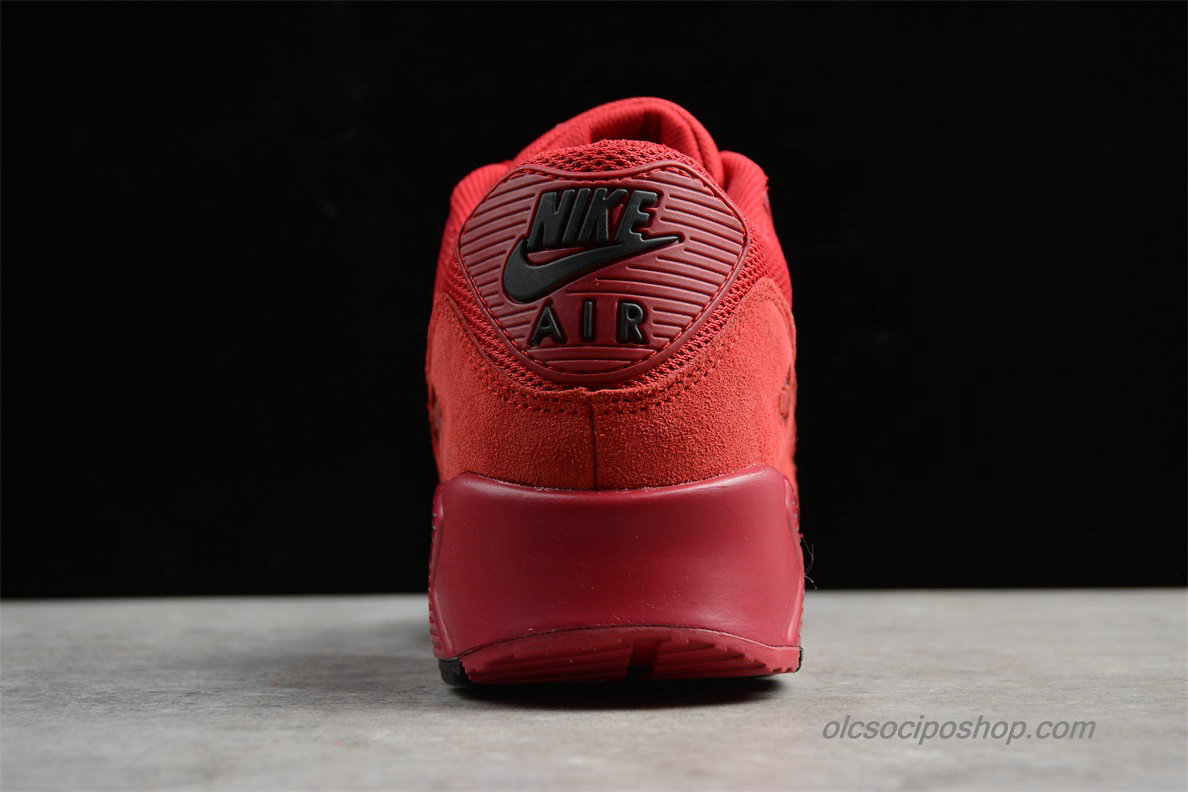 Férfi Nike Air Max 90 Essential Piros/Fehér Cipők (537384-604)