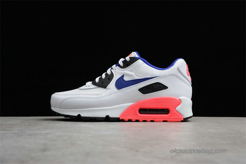 Nike Air Max 90 Essential Fehér/Kék/Fekete/Piros Cipők (537384-136)