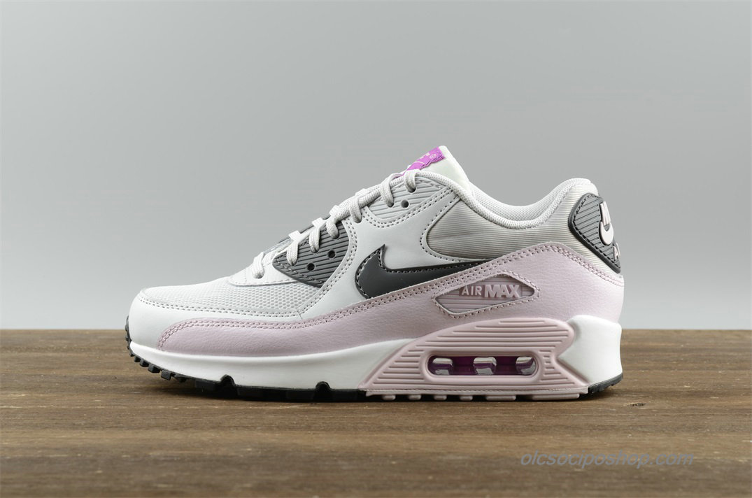 Női Nike Air Max 90 Piszkosfehér/Világos rózsaszín/Szürke Cipők (616730-112)