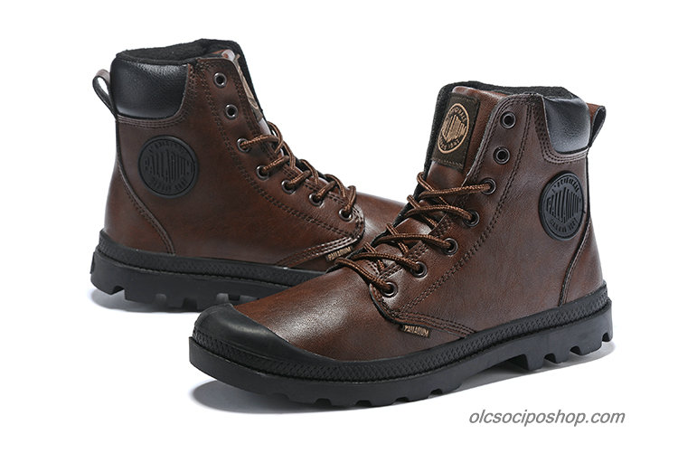 Férfi Palladium Pampa Cuff Lux Waterproof Csokoládé Csizmák