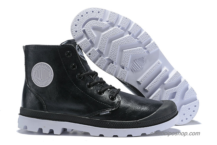 Férfi Palladium Pampa Cuff Lux Waterproof Fekete/Fehér Csizmák