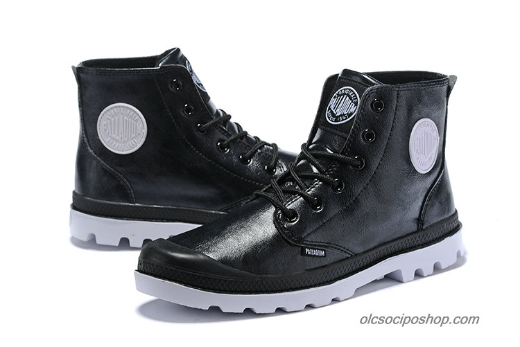 Férfi Palladium Pampa Cuff Lux Waterproof Fekete/Fehér Csizmák