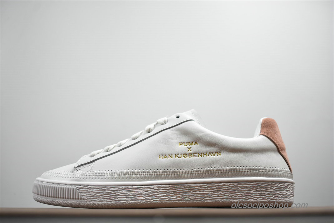 Női Puma Clyde x Han Kjobenhavn Fehér/Sárgabarack Cipők