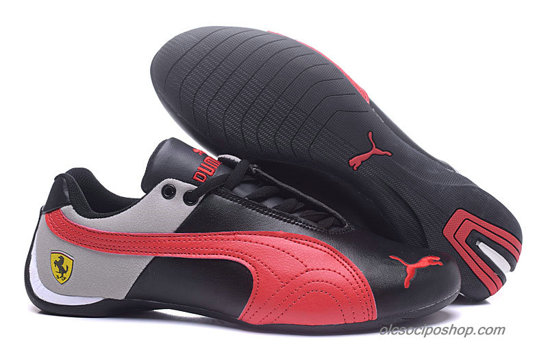 Puma Future Cat SF Leather Fekete/Piros/Szürke Cipők