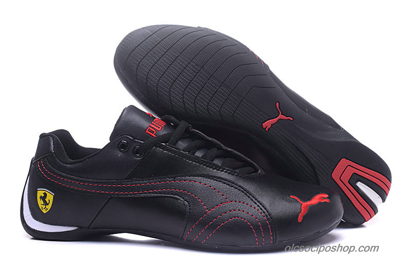 Puma Future Cat SF Leather Fekete/Piros Cipők