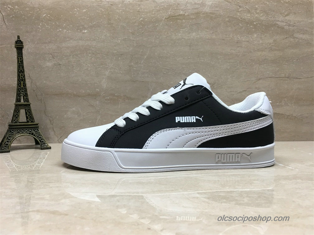 Puma Smash Vulc Fekete/Fehér Cipők (359622-21)