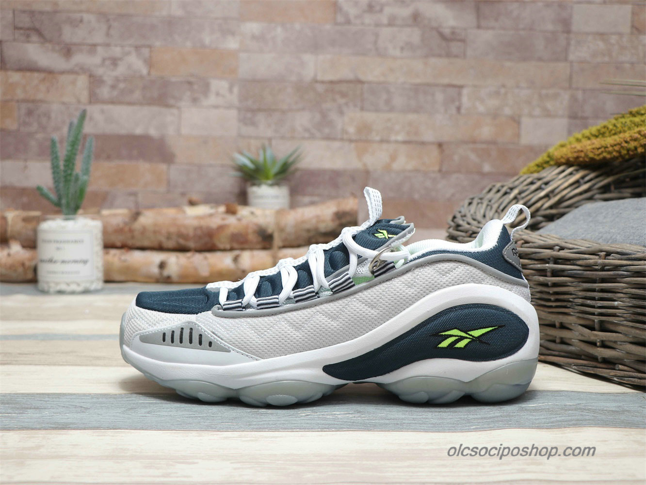 Férfi Reebok DMX Run 10 Fehér/Sötétkék Cipők