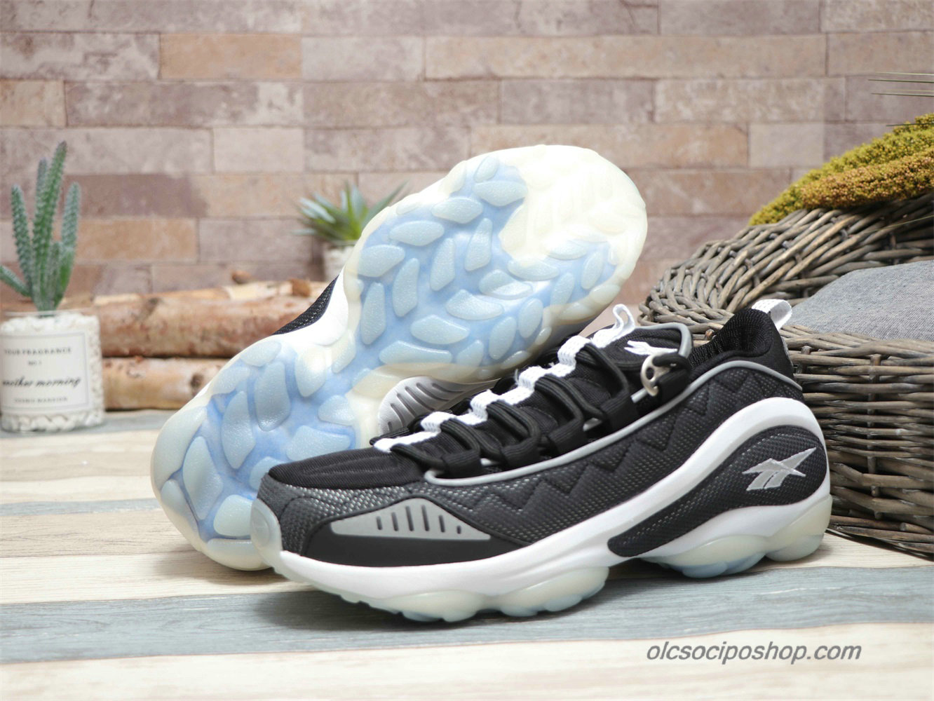 Férfi Reebok DMX Run 10 Fekete/Fehér Cipők