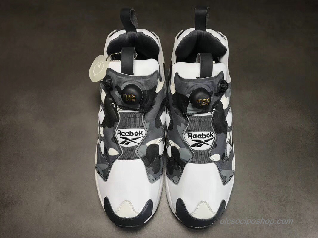 Férfi Reebok Instapump Fury OG Fehér/Szürke/Fekete Cipők (BD1355)