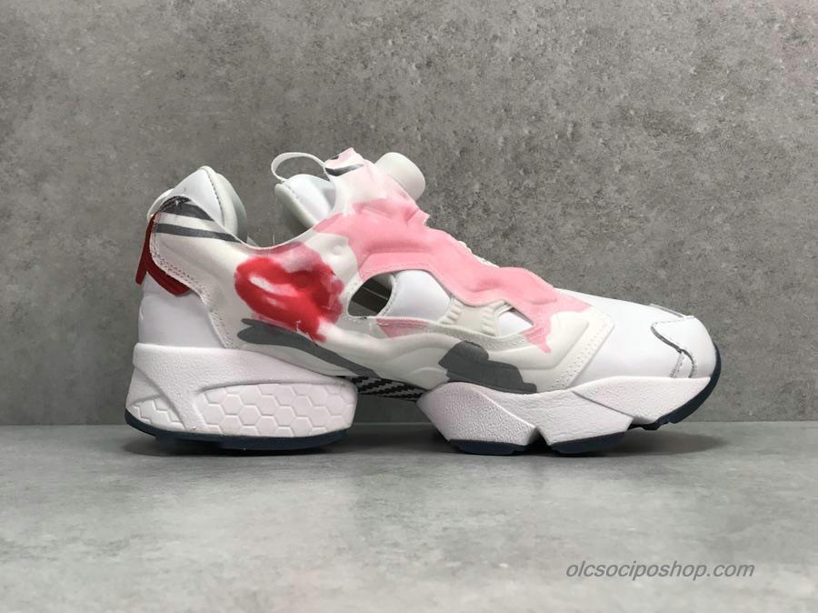 Női Reebok Instapump Fury OG Fehér/Rózsaszín/Szürke Cipők (V69142)