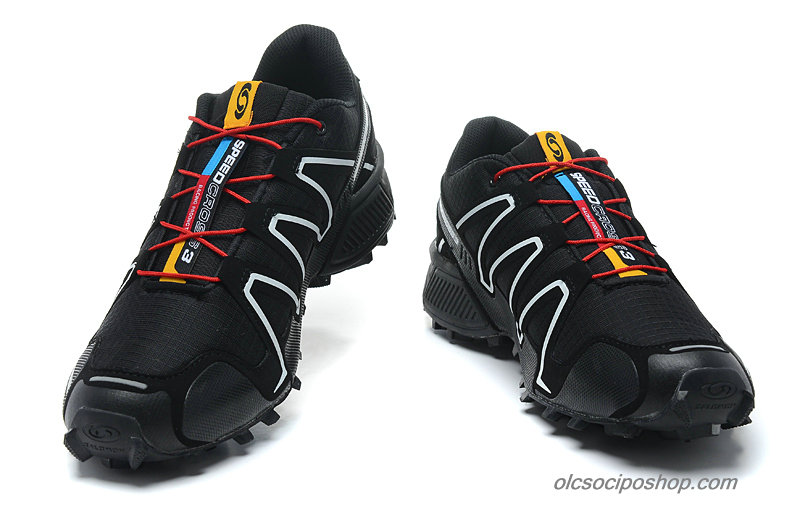 Női Salomon Speedcross 3 Fekete/Fehér Cipők