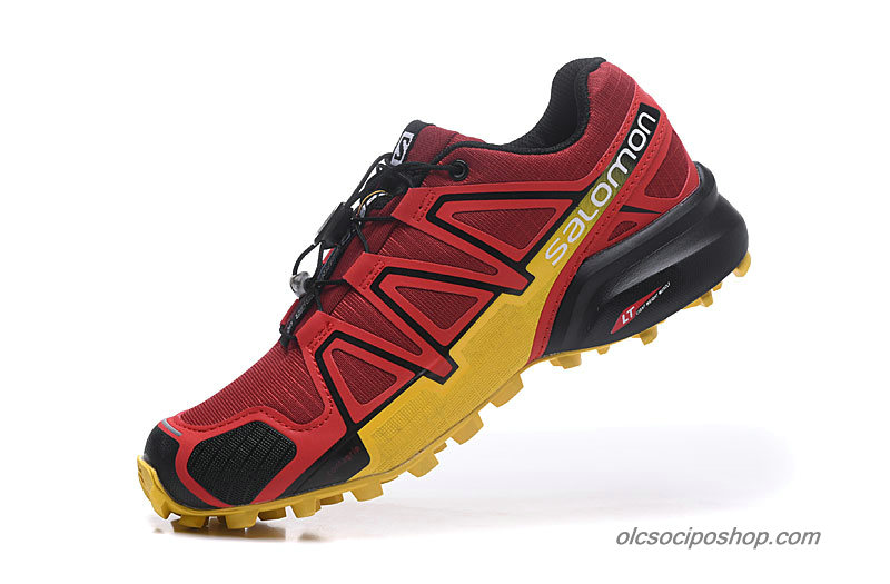 Férfi Salomon Speedcross 4 Piros/Sárga/Fekete Cipők