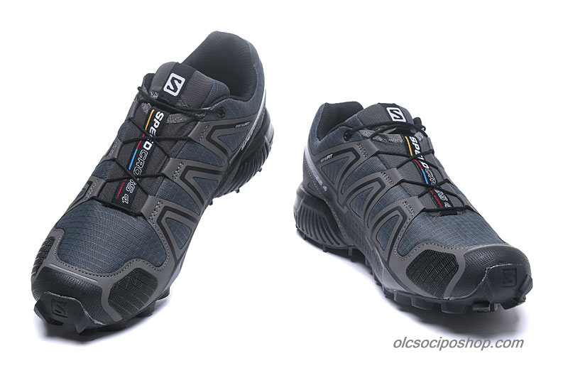 Férfi Salomon Speedcross 4 Sötétszürke/Fekete Cipők