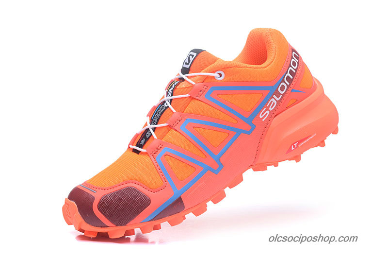 Női Salomon Speedcross 4 Narancs/Kék Cipők