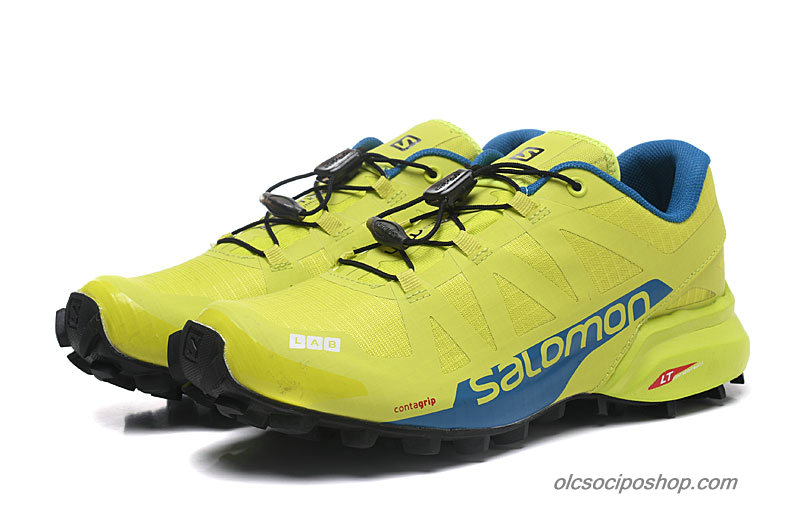 Férfi Salomon Speedcross PRO 2 Sárga/Kék/Fekete Cipők