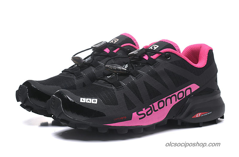 Női Salomon Speedcross PRO 2 Fekete/Rózsaszín Cipők