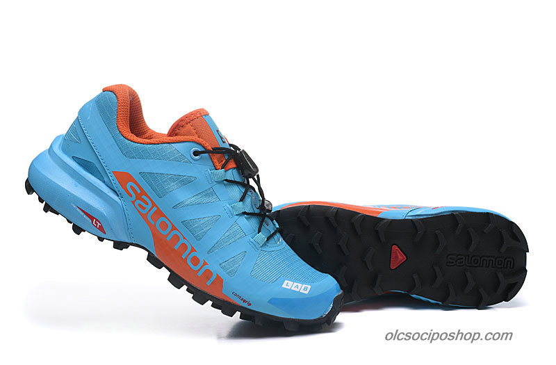 Női Salomon Speedcross PRO 2 Világoskék/Narancs Cipők