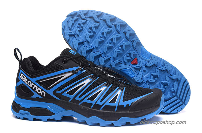 Férfi Salomon X Ultra 3 GTX Fekete/Kék/Fehér Cipők