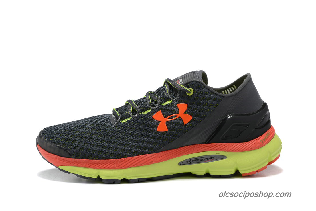 Férfi Under Armour SpeedForm Gemini Fekete/Narancs/Zöld Cipők