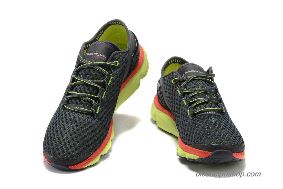 Férfi Under Armour SpeedForm Gemini Fekete/Narancs/Zöld Cipők