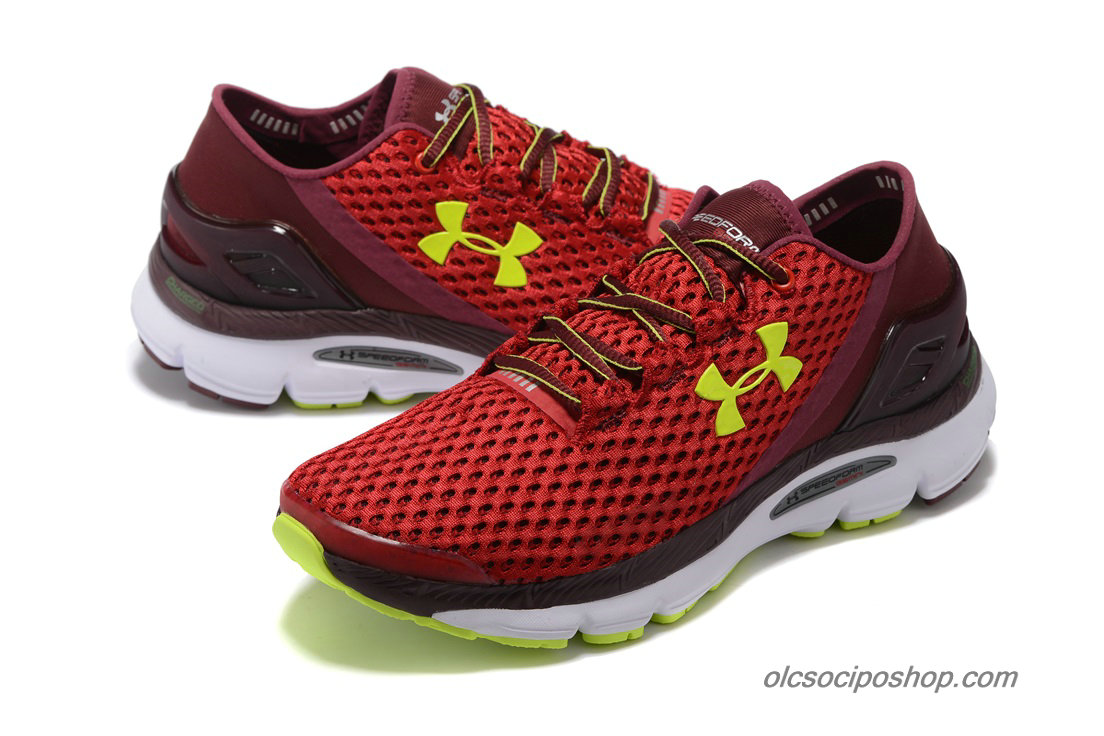 Férfi Under Armour SpeedForm Gemini Piros/Bordeaux/Zöld Cipők