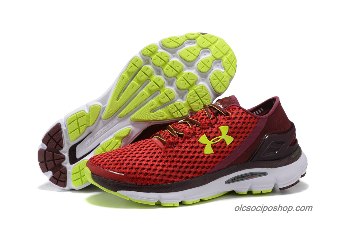 Férfi Under Armour SpeedForm Gemini Piros/Bordeaux/Zöld Cipők