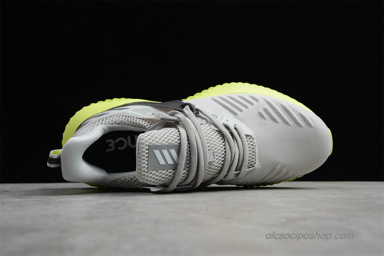 Férfi Adidas Alphabounce Beyond 2.0 Szürke/Fekete/Zöld Cipők (BD7096)