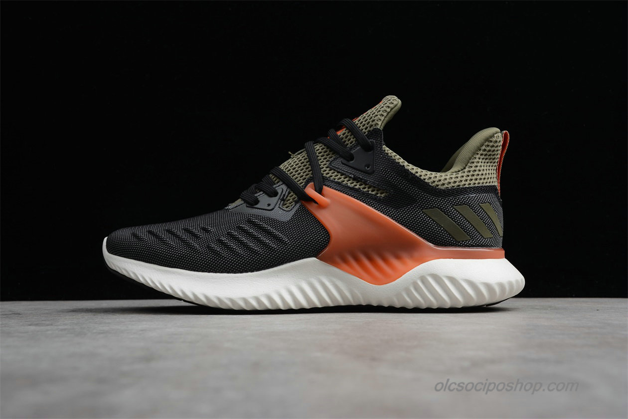 Férfi Adidas Alphabounce Beyond 2.0 Fekete/Olajbogyó/Narancs Cipők (BD7099)