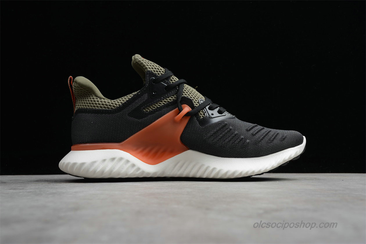 Férfi Adidas Alphabounce Beyond 2.0 Fekete/Olajbogyó/Narancs Cipők (BD7099)