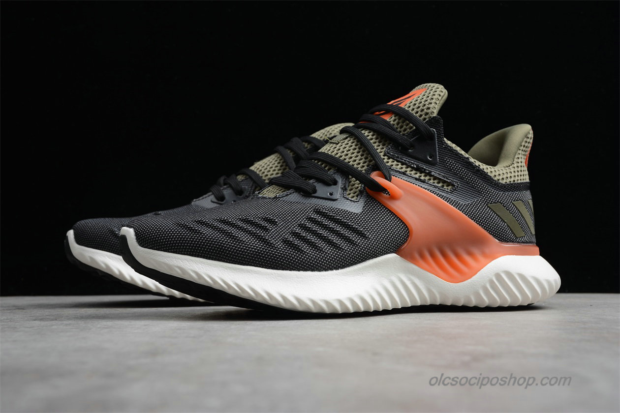 Férfi Adidas Alphabounce Beyond 2.0 Fekete/Olajbogyó/Narancs Cipők (BD7099)