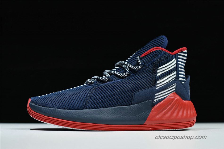 Férfi Adidas D Rose 9 Sötétkék/Piros/Fehér Cipők (AQ0036)