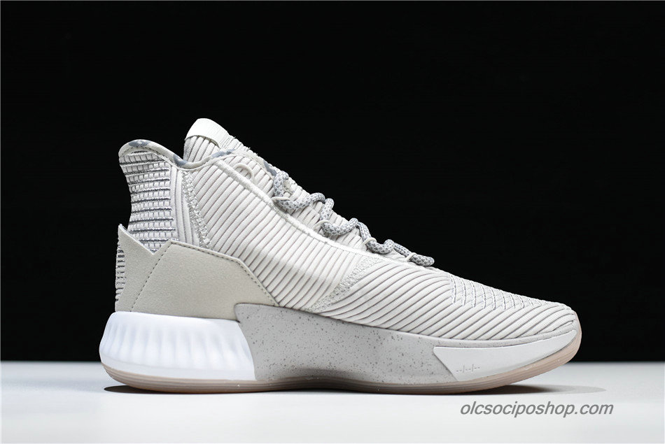 Férfi Adidas D Rose 9 Hamu Szürke/Fehér Cipők (BB7159)