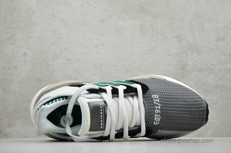 Adidas EQT Support 91/18 Sötétszürke/Fekete/Fehér/Zöld Cipők (AQ1037)